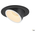 Numinos® gimble l, encastré de plafond intérieur, 40°, noir/blanc, led, 25,4w, 3000k