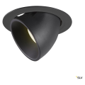 Numinos® gimble xl, encastré de plafond intérieur, 20°, noir, led, 37,4w, 4000k