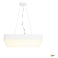 SLV by Declic MEDO 60 LED, plafonnier carré, blanc, LED 39W 3000K, variable 1-10V