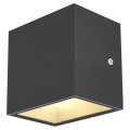 Sitra cube, applique extérieure, anthracite, led, 10w, 3000k, ip44