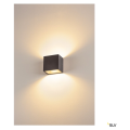 Sitra cube, applique extérieure, anthracite, led, 10w, 3000k, ip44