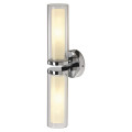 Applique intérieure, double, chrome, e14, 2x 40w max, ip44 - Wl 106