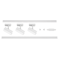 Noblo spot, kit rail 1 allumage, intérieur, blanc, led, 22,5w, 2700k, 2 rails de 1m, 3 spots, 1 connecteur et 2 embouts inclus