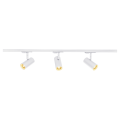 Noblo spot, kit rail 1 allumage, intérieur, blanc, led, 22,5w, 2700k, 2 rails de 1m, 3 spots, 1 connecteur et 2 embouts inclus