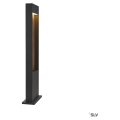 Flatt 65, borne extérieure, anthracite/imitation bois, led, 9,7w, 3000k/4000k, ip65