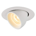 Numinos® gimble xs, encastré de plafond intérieur, 20°, blanc, led, 7w, 3000k