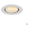 Numinos® gimble xs, encastré de plafond intérieur, 20°, blanc, led, 7w, 3000k