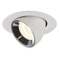 Numinos® gimble xs, encastré de plafond intérieur, 40°, blanc/chrome, led, 7w, 4000k