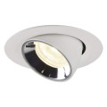 Numinos® gimble xs, encastré de plafond intérieur, 40°, blanc/chrome, led, 7w, 4000k