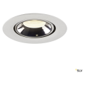 Numinos® gimble xs, encastré de plafond intérieur, 40°, blanc/chrome, led, 7w, 4000k