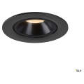 Numinos® gimble l, encastré de plafond intérieur, 40°, noir, led, 25,4w, 2700k