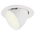 Numinos® gimble l, encastré de plafond intérieur, 55°, blanc, led, 25,4w, 4000k