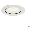 Numinos® gimble l, encastré de plafond intérieur, 55°, blanc, led, 25,4w, 4000k