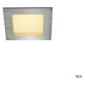 Kit frame basic led. encastré. alu brossé. 9.4w. 3000k. alimentation incluse