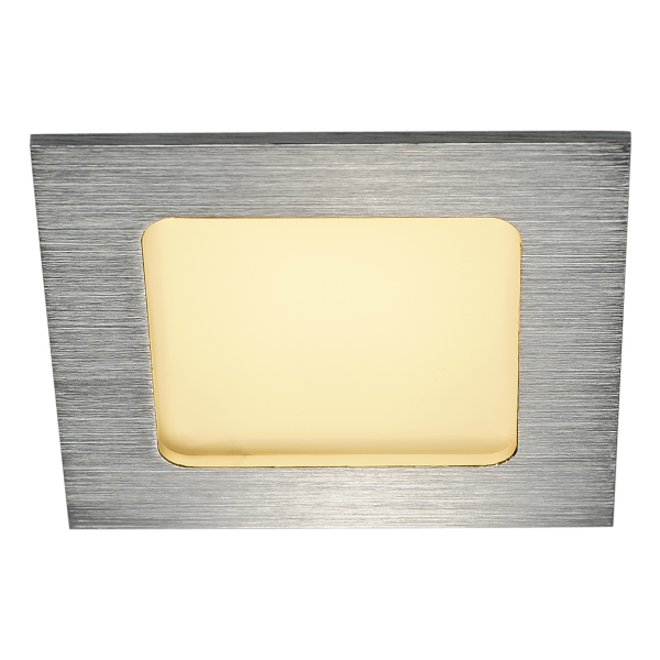 Kit frame basic led. encastré. alu brossé. 9.4w. 3000k. alimentation incluse