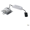 Kit frame basic led. encastré. alu brossé. 9.4w. 3000k. alimentation incluse