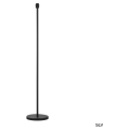 SLV by Declic FENDA lampadaire simple, noir, sans abat-jour, E27, 60W max.