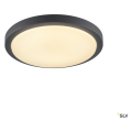 SLV by Declic AINOS, rond, anthracite, LED 3000K, avec détecteur