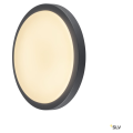 SLV by Declic AINOS, rond, anthracite, LED 3000K, avec détecteur