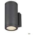 Enola, applique extérieure, rond, m, anthracite, led, 19w, 3000k/4000k, ip65, up/down