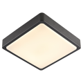 Ainos sensor, applique et plafonnier extérieur, carré, anthracite, led, 18w, 3000k/4000k, ip65, détecteur de mouvement