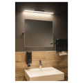 Glenos 60, luminaire de miroir profilé, noir, smd led, 12,6w, 3000k