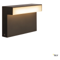 L-line out 30, borne extérieure, anthracite, led, 11,5w, 3000/4000k, interrupteur cct, ip65