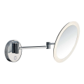 Maganda, applique intérieure, miroir, chrome, led, 4,8w, 2700/3000/4000k, interrupteur cct