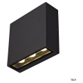 Big quad up/down, applique extérieure, anthracite, led, 8,2w, 3000k, ip54