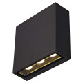 Big quad up/down, applique extérieure, anthracite, led, 8,2w, 3000k, ip54