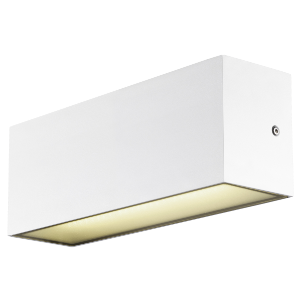 Sitra cube, applique extérieure, l, up/down, blanc, led, 24w, 3000k/4000k, ip44, cct switch