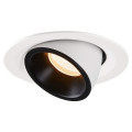 Numinos® gimble m, encastré de plafond intérieur, 20°, blanc/noir, led, 17,5w, 2700k
