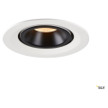 Numinos® gimble m, encastré de plafond intérieur, 20°, blanc/noir, led, 17,5w, 2700k