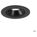 Numinos® gimble l, encastré de plafond intérieur, 55°, noir, led, 25,4w, 4000k