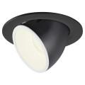 Numinos® gimble l, encastré de plafond intérieur, 55°, noir/blanc, led, 25,4w, 4000k