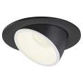 Numinos® gimble l, encastré de plafond intérieur, 55°, noir/blanc, led, 25,4w, 4000k