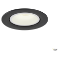 Numinos® gimble l, encastré de plafond intérieur, 55°, noir/blanc, led, 25,4w, 4000k