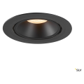 Numinos® gimble xl, encastré de plafond intérieur, 55°, noir, led, 37,4w, 2700k