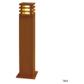 Rusty led 70 carre. borne. fonte rouillée. led 3000k. ip55