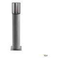SLV by Declic LISENNE 70, borne, gris/verre fumé, E27 23W max., IP54