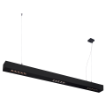 Q-line®, suspension intérieure, 1m, noir, led, 45w, 3000k, variable triac