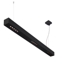 Q-line®, suspension intérieure, 1m, noir, led, 45w, 3000k, variable triac