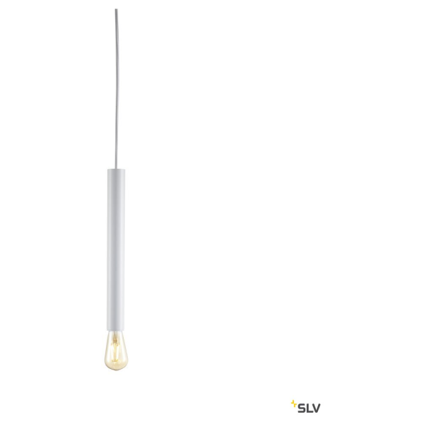 Fitu, suspension intérieure, hauteur 40 cm, blanc, e27, 60w max, câble nu sans patère de 5m - SLV - 1002562