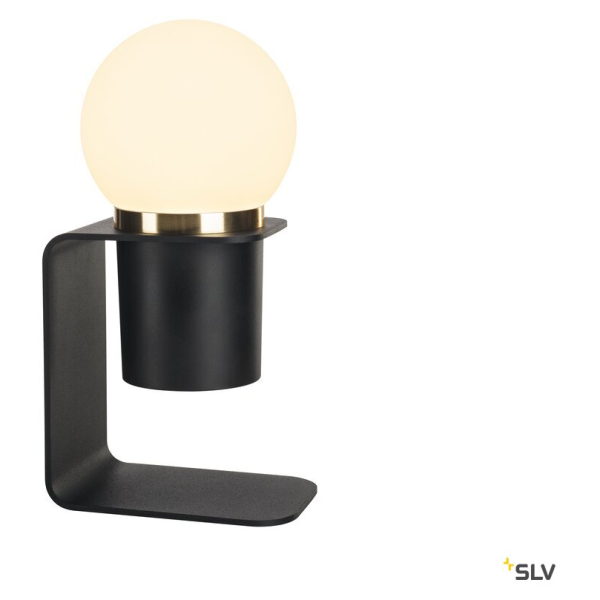 Tonila, lampe à poser intérieure, noir/laiton, led, 1,6w, 2700k, sans fil - SLV - 1002583