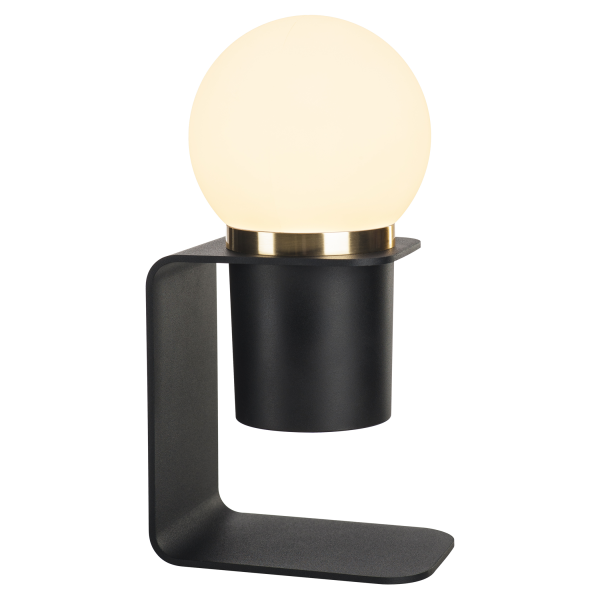 Tonila, lampe à poser intérieure, noir/laiton, led, 1,6w, 2700k, sans fil - SLV - 1002583