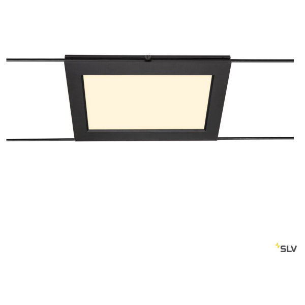 Plytta, spot pour câble tendu t.b.t. tenseo, intérieur, noir, led, 9w, 2700k