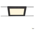 Plytta, spot pour câble tendu t.b.t. tenseo, intérieur, noir, led, 9w, 2700k