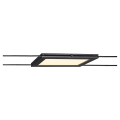 Plytta, spot pour câble tendu t.b.t. tenseo, intérieur, noir, led, 9w, 2700k