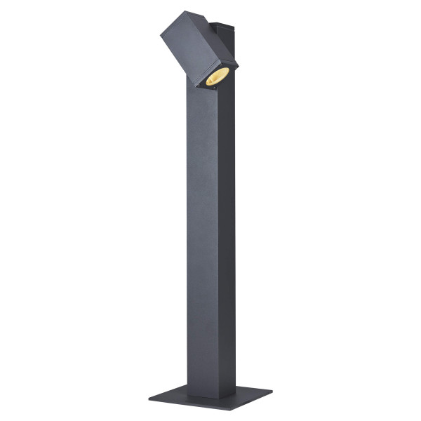 Theo pathlight, borne extérieure, simple, anthracite, gu10, 7w max, ip44
