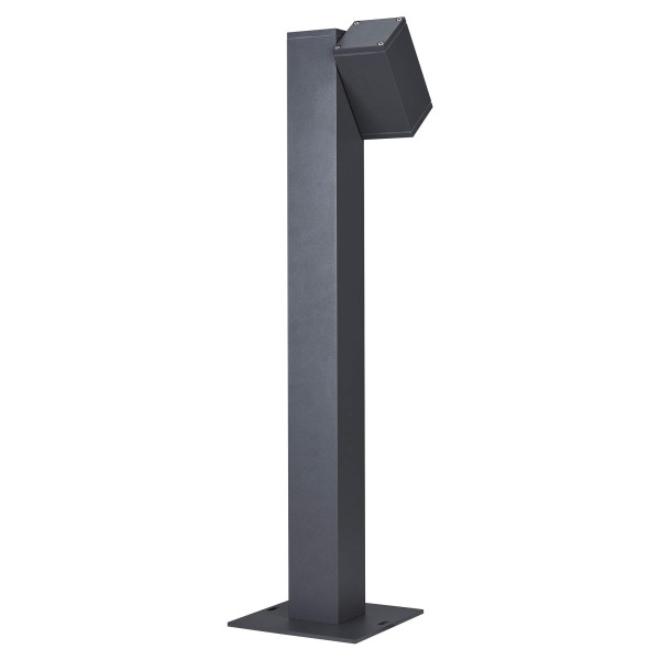 Theo pathlight, borne extérieure, simple, anthracite, gu10, 7w max, ip44